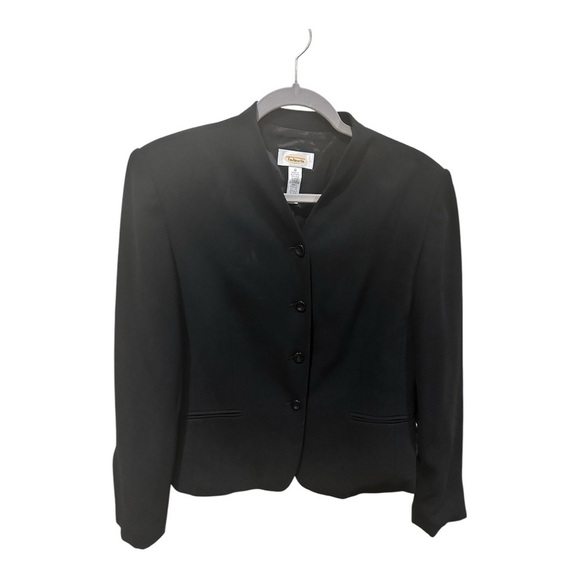 Talbots Black Blazer Size 10 | Classic Career Jacket - Picture 3 of 7